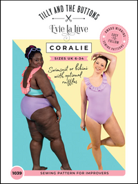 Tilly and the Buttons - Coralie Swimsuit & Bikini - Sizes 2-30