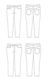 Cashmerette Patterns - Ames Jeans - Sizes 12-28