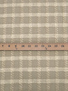 Hazelwood/Cream Wool/Nylon/Polyester Boucle Plaid on Gauze Suiting - Imported From Italy - 61W