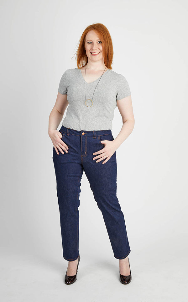 Cashmerette Patterns - Ames Jeans - Sizes 12-28