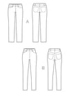 Closet Core Patterns - Ginger Skinny Jeans #03 - Sizes 0-20