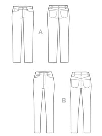 Closet Core Patterns - Ginger Skinny Jeans #03 - Sizes 0-20