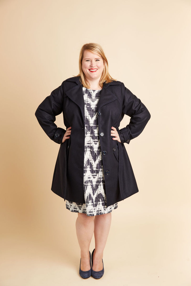 Cashmerette Patterns - Chilton Trench Coat - Sizes 12-28