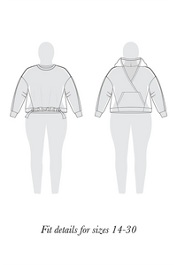 Closet Core Patterns - Mile End Sweatshirt - Sizes 0-20