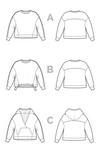 Closet Core Patterns - Mile End Sweatshirt - Sizes 0-20