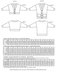 True/Bias - Marlo Sweater - Sizes 0-18
