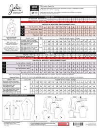 Jalie Patterns - Nico Raglan Tees #3669 - Mens/Boys Sizes