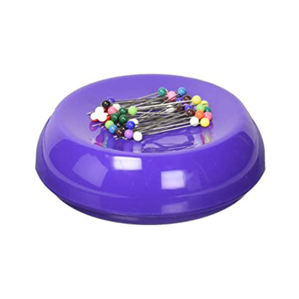 Purple Grabbit Round Magnetic Pincushion