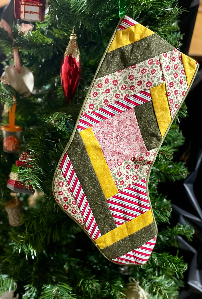 Pamela's Serger Club - Crazy Patch Christmas Stocking - Monday, September 29 - 6-9pm ET via Zoom