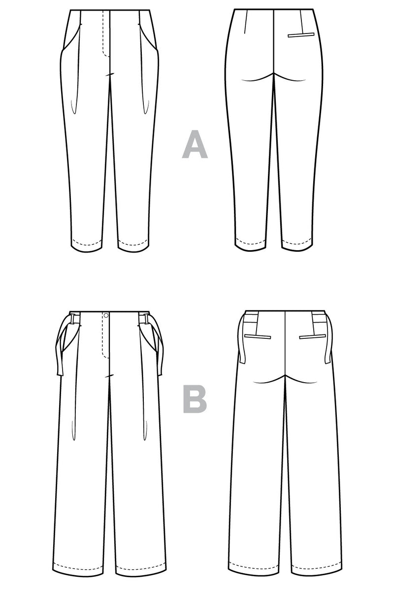 Closet Core Patterns - Mitchell Trousers - Size 0-20