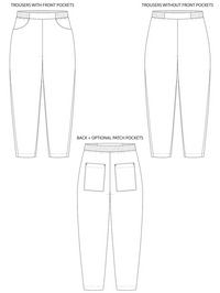 Tilly and the Buttons - Winnie Trouser - Sizes 2-30